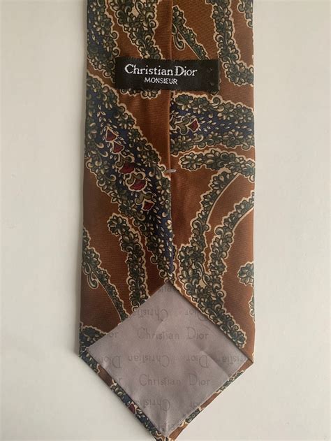 dior necktie|vintage christian dior necktie.